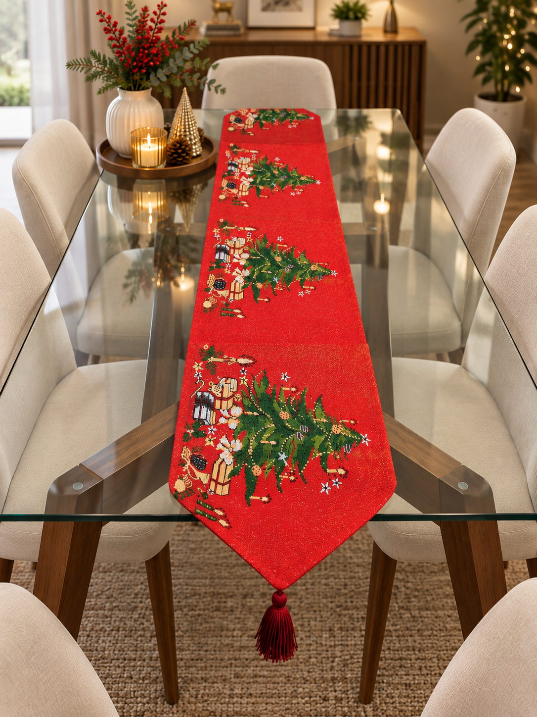 🎄 Camino de Mesa Navideño Premium 🎄