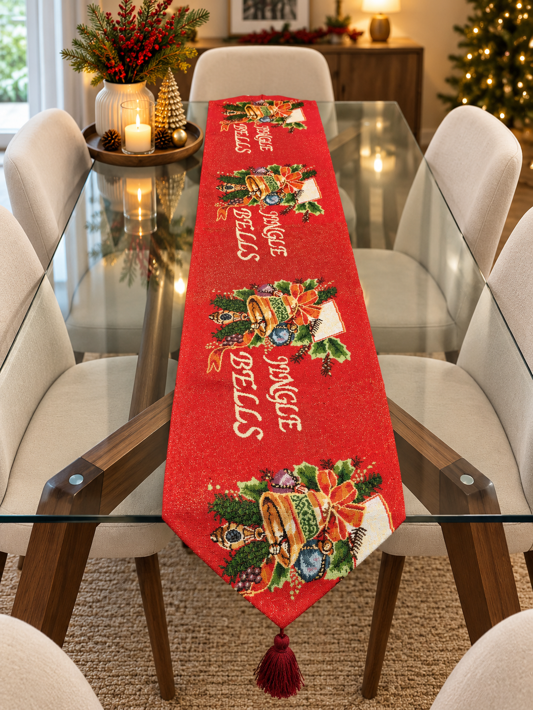 🎄 Camino de Mesa Navideño Premium 🎄