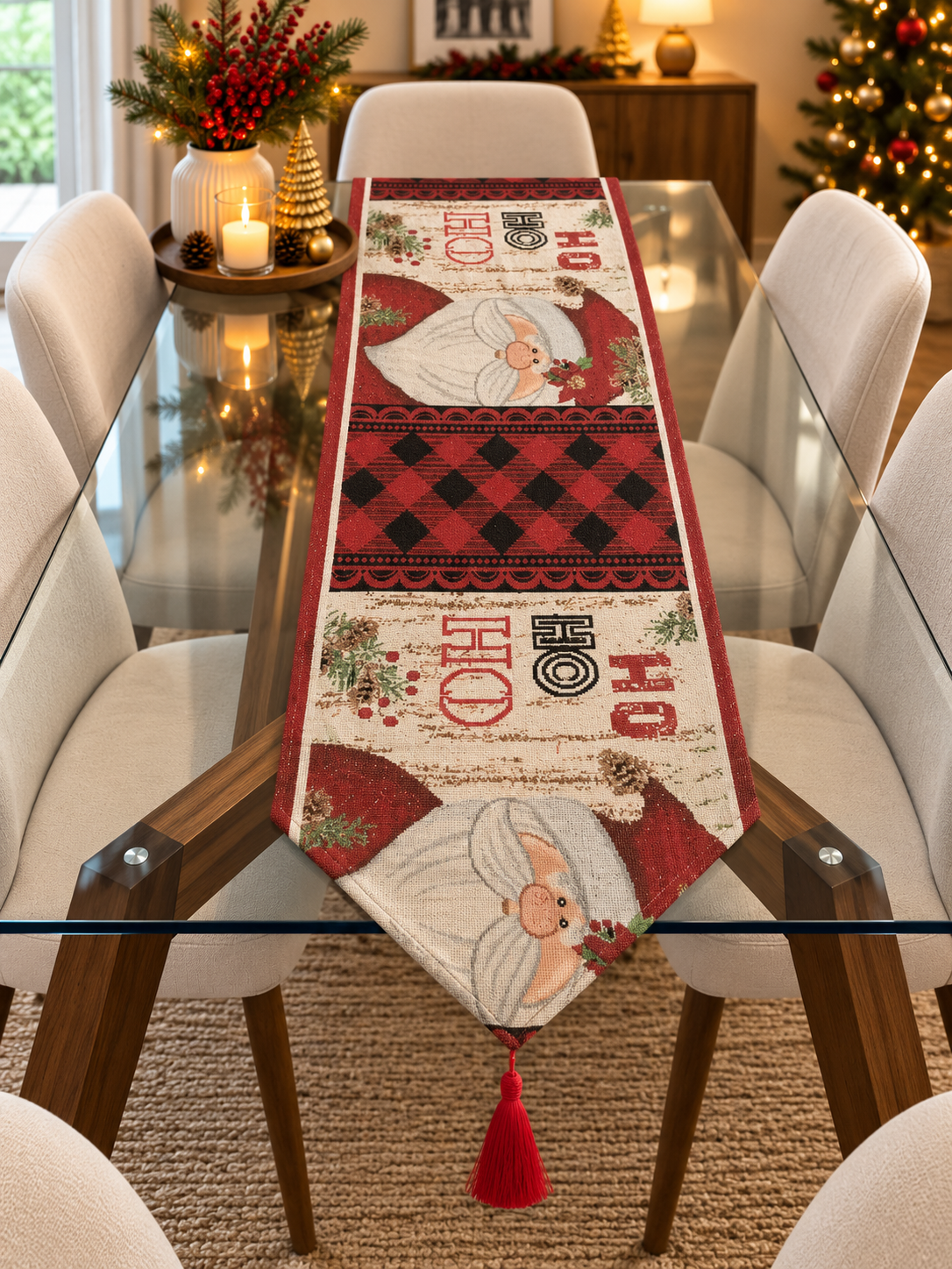 🎄 Camino de Mesa Navideño Premium 🎄